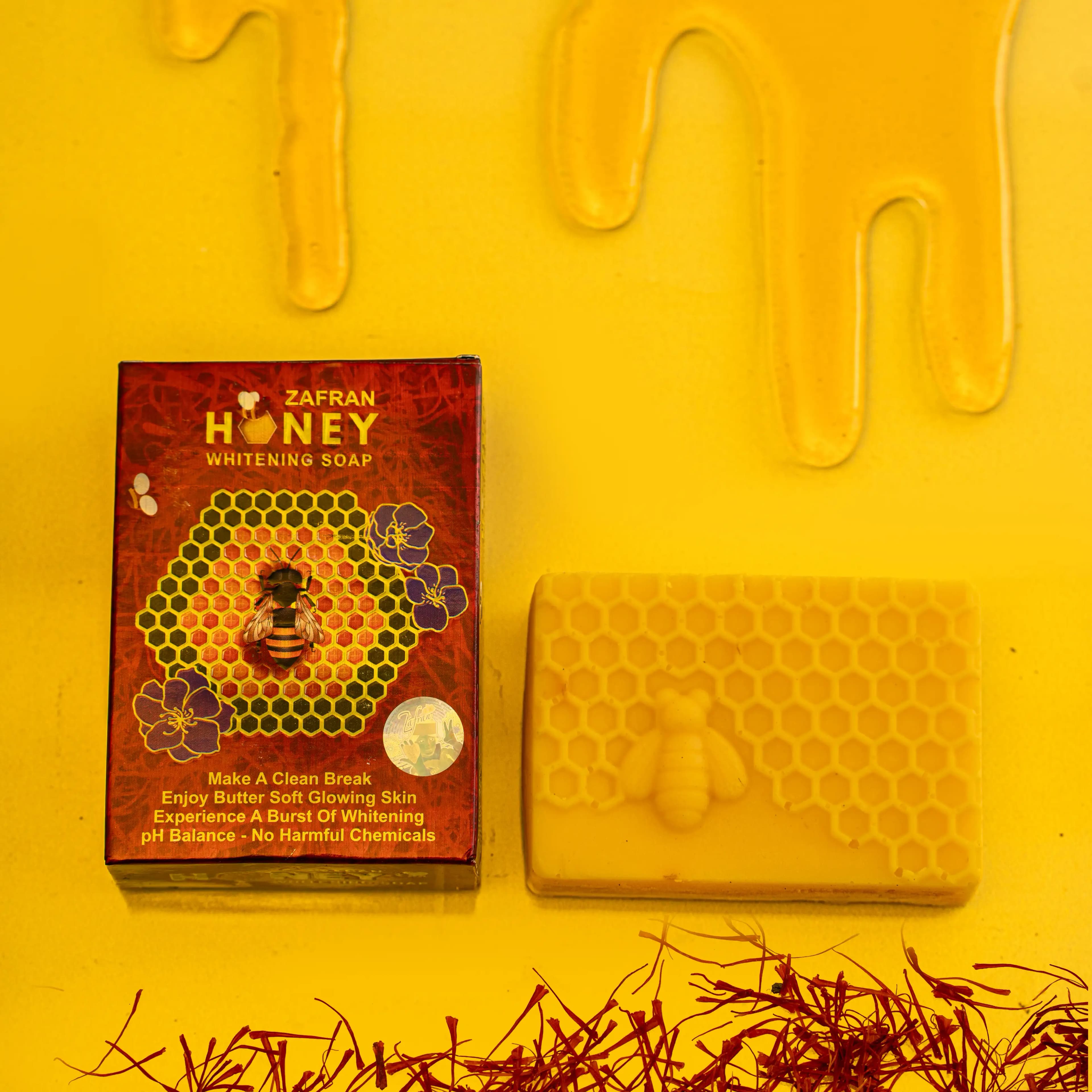 Zafran Honey Whitening Soap